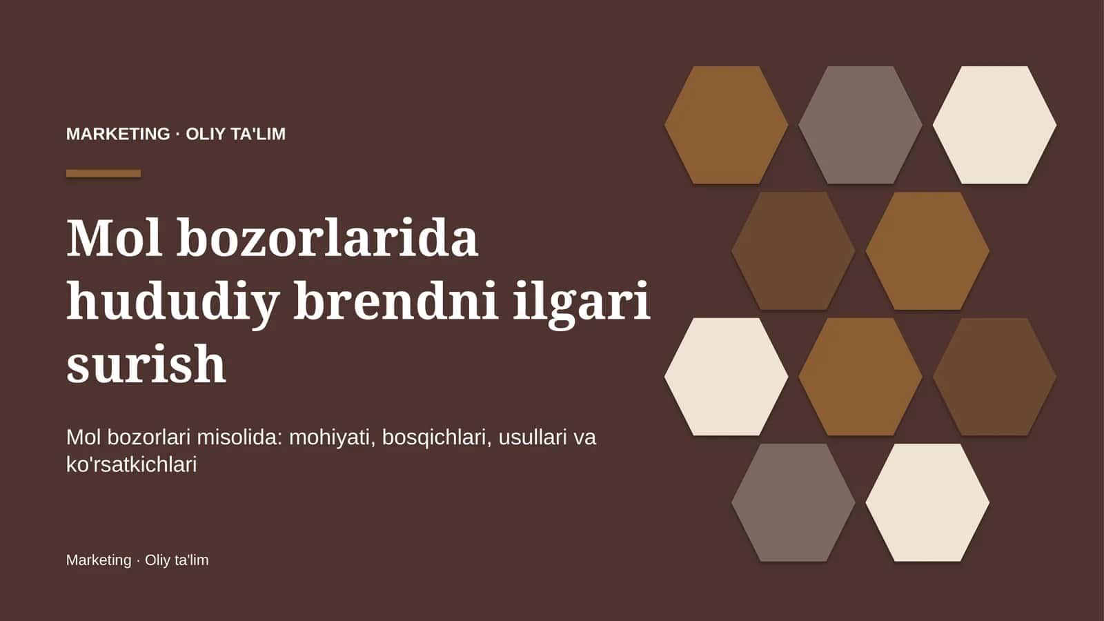 mol bozorlarida hududiy brendni ilgari surish 7198