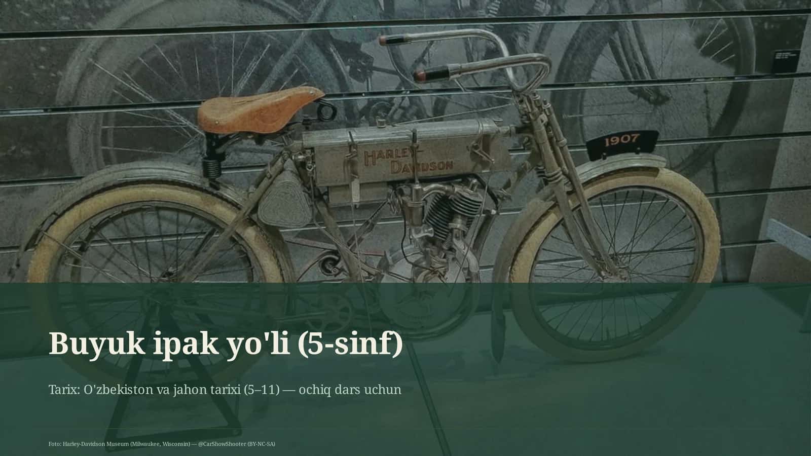 Buyuk ipak yo'li (5-sinf)