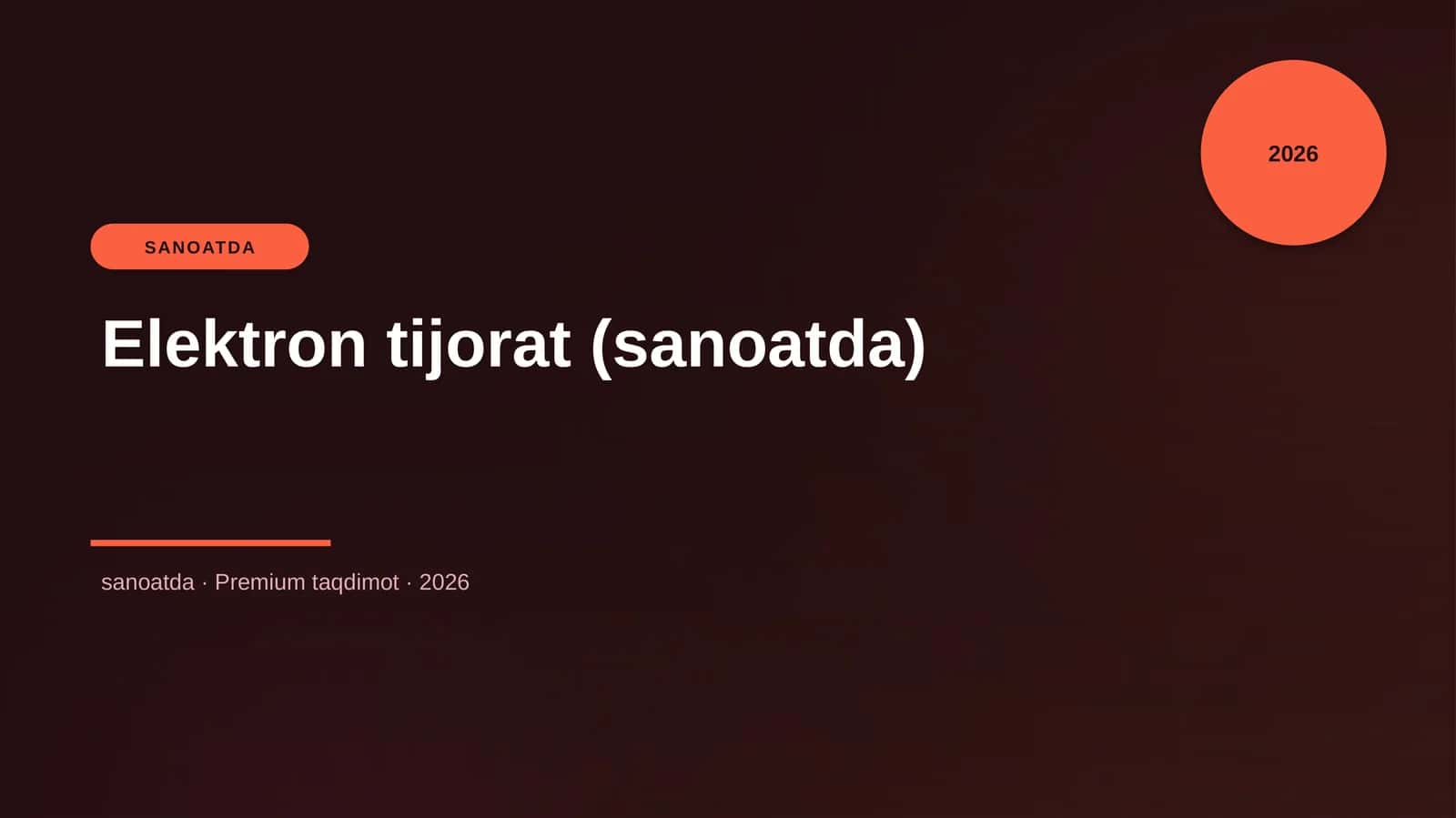 Elektron tijorat (sanoatda)