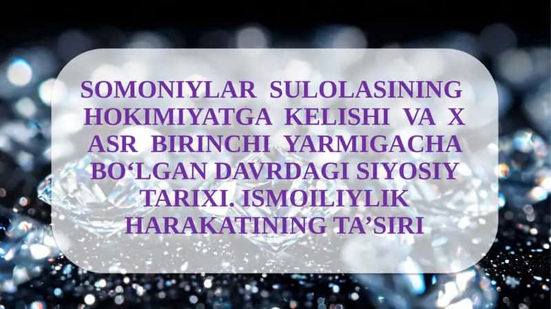 Somoniylik Harakati