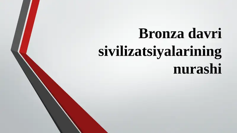 Bronza davri sivilizatsiyalarining nurashi