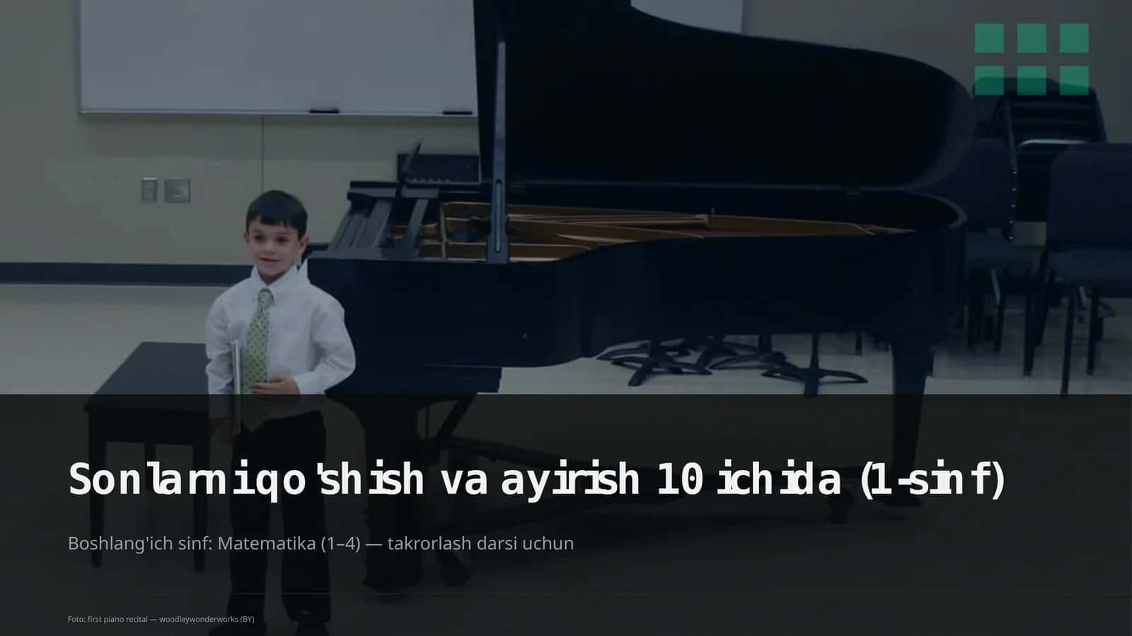 Sonlarni qo'shish va ayirish 10 ichida (1-sinf)