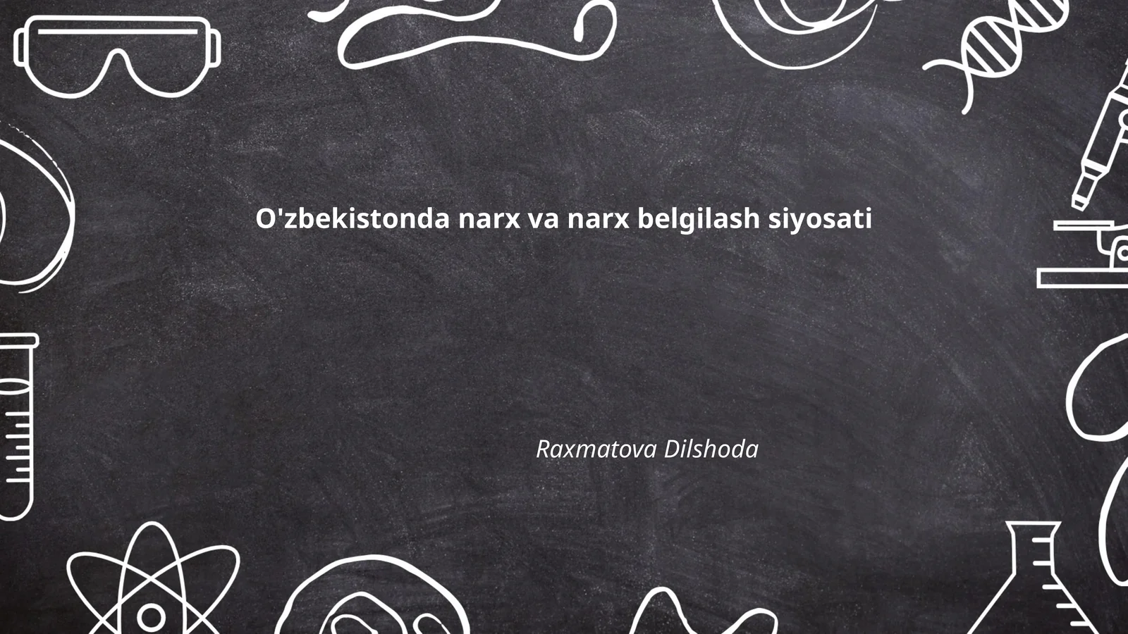 O'zbekistonda narx va narx belgilash siyosati