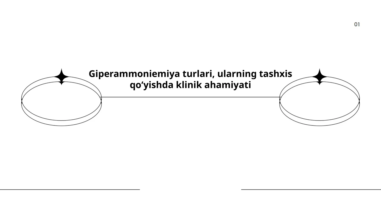 Giperammoniemiya turlari, ularning tashxis qoʻyishda klinik ahamiyati