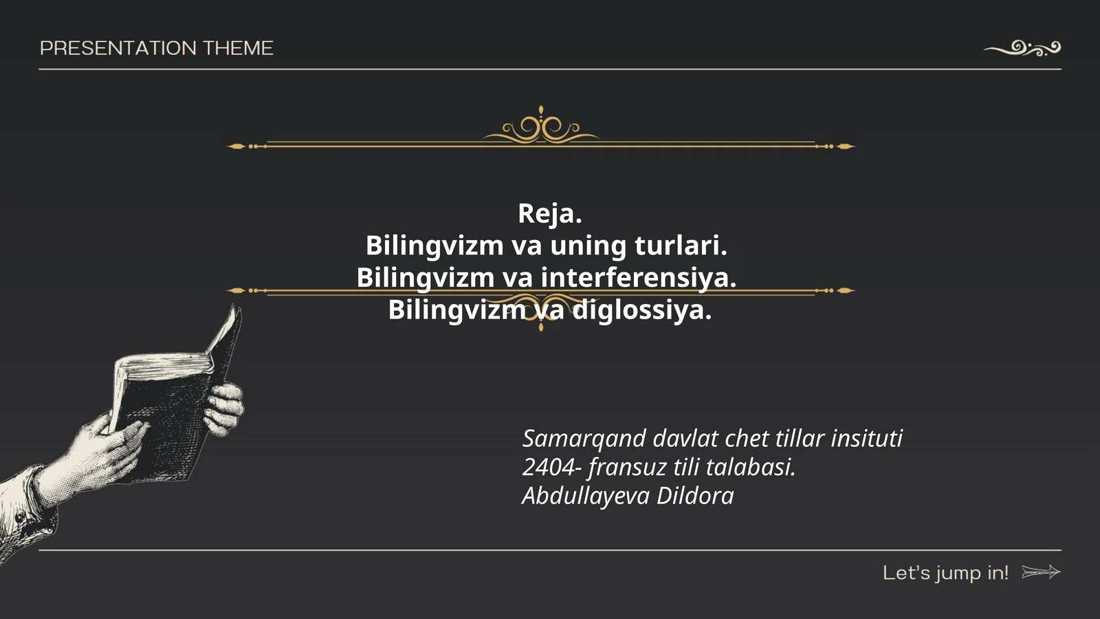 Bilingvizm va uning turlari