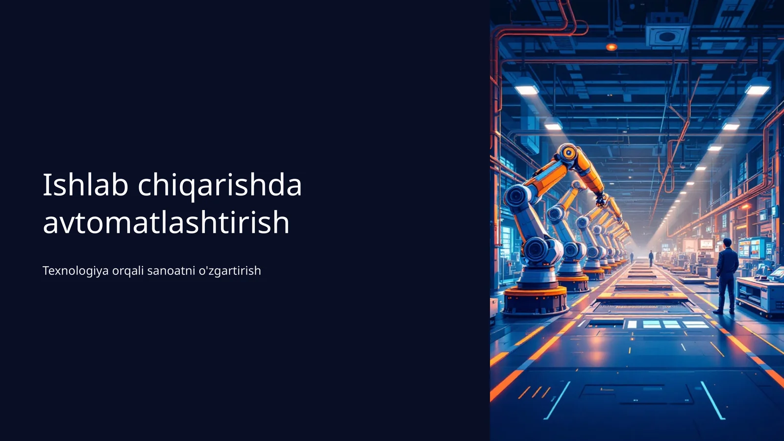 Ishlab chiqarishda avtomatlashtirish