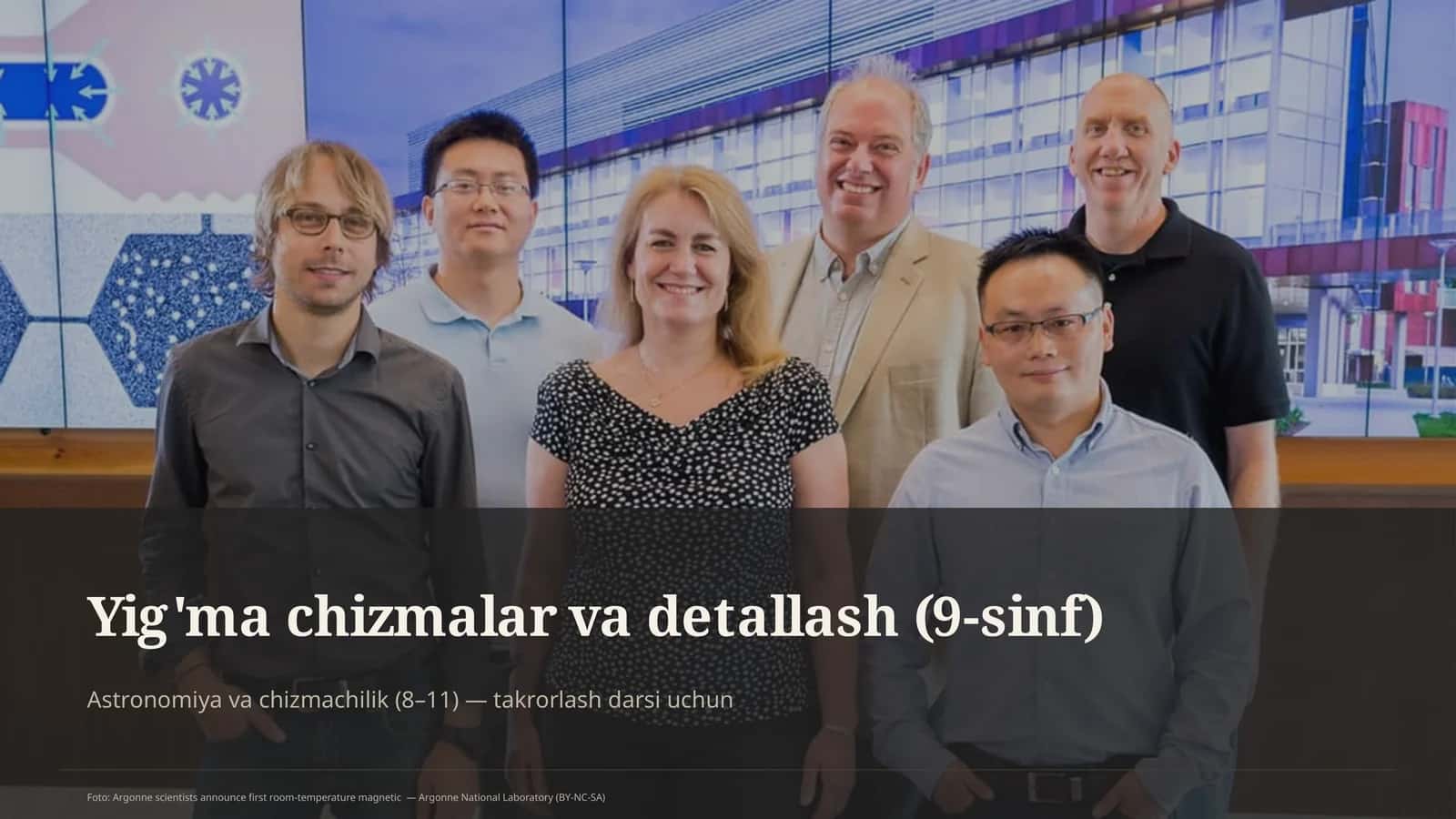 Yig'ma chizmalar va detallash (9-sinf)