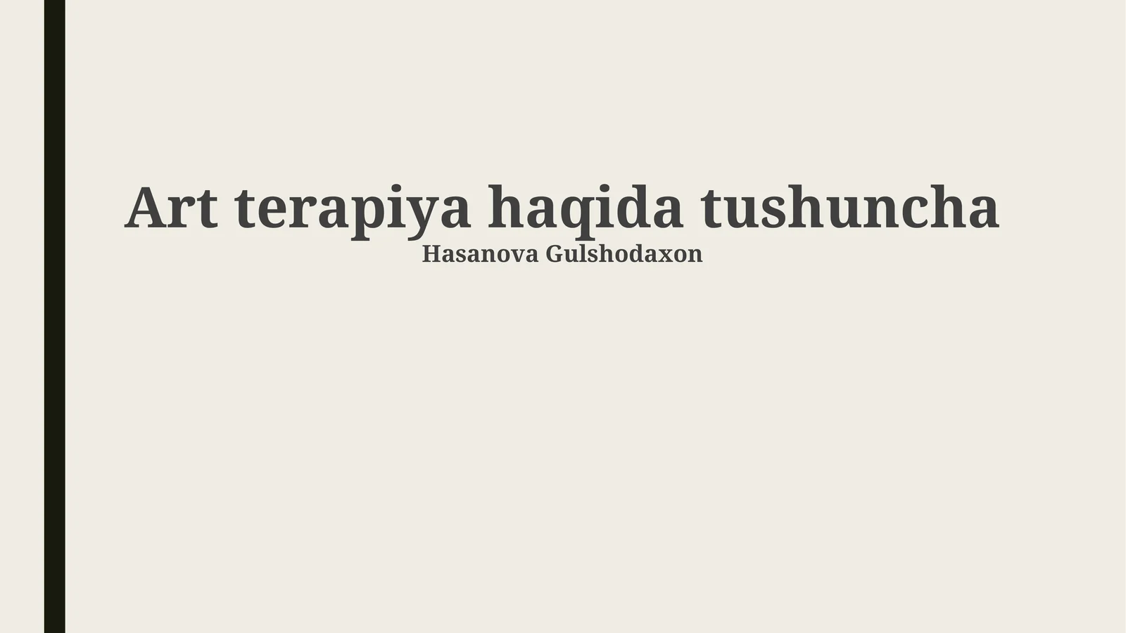 San'at terapiyasi: Ta'rif, Tarix va Asoslar