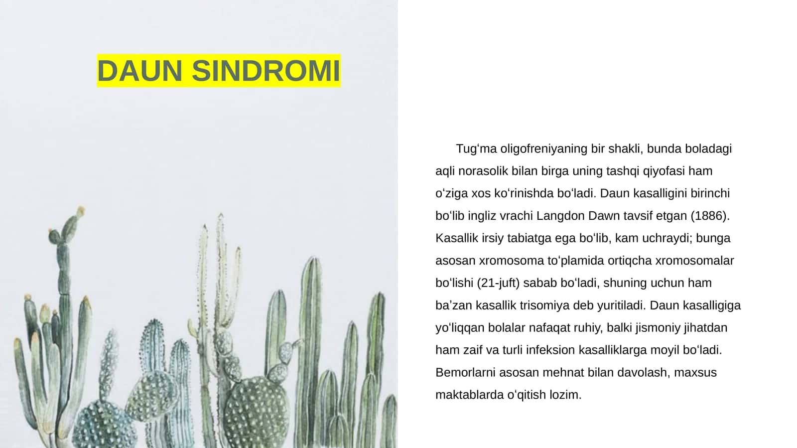 DAUN SINDROMI