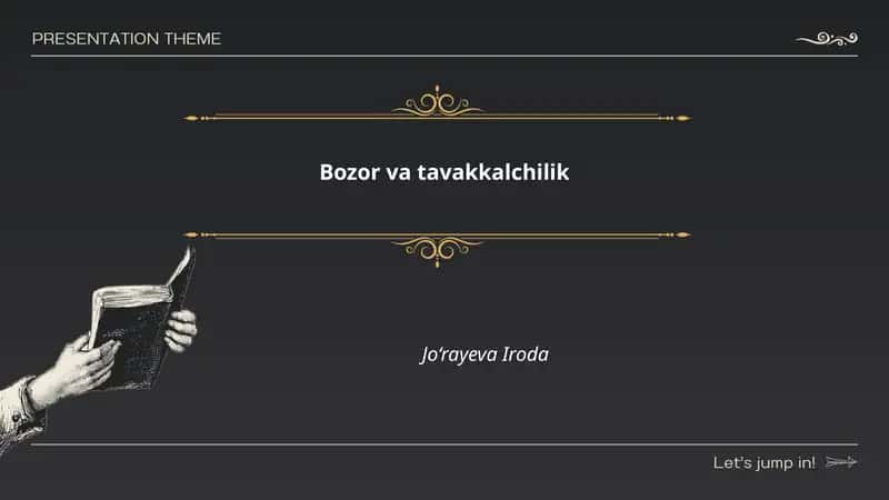 Bozor va tavakkalchilik
