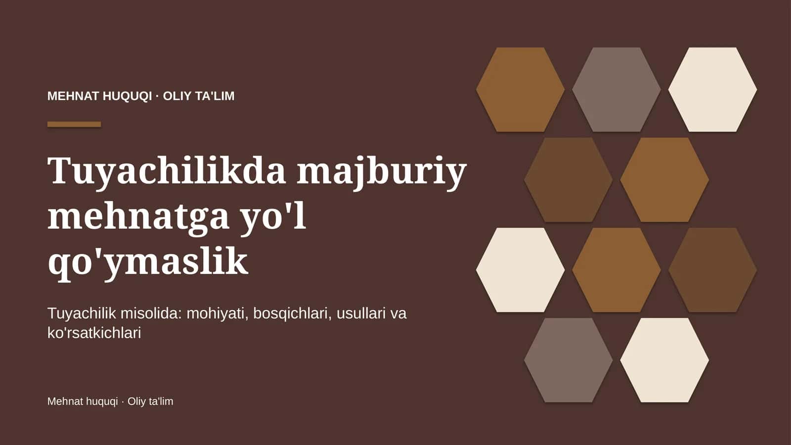 tuyachilikda majburiy mehnatga yo'l qo'ymaslik 2213