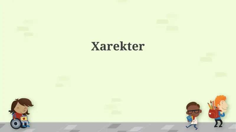 Xarakter