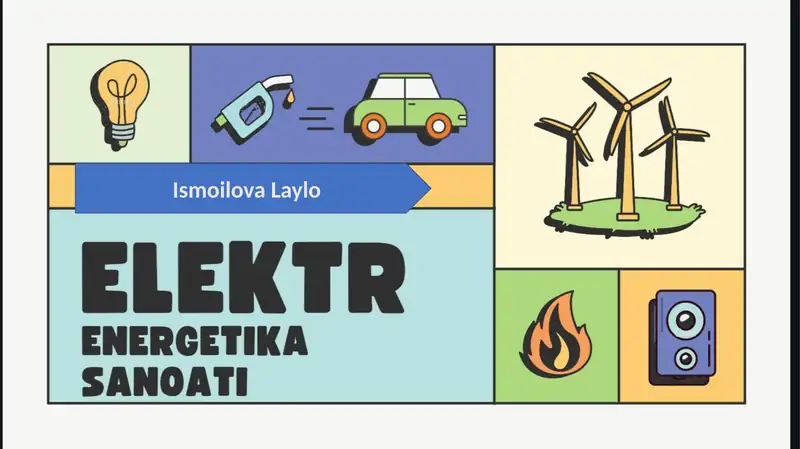 Elektr –energetika sanoati
