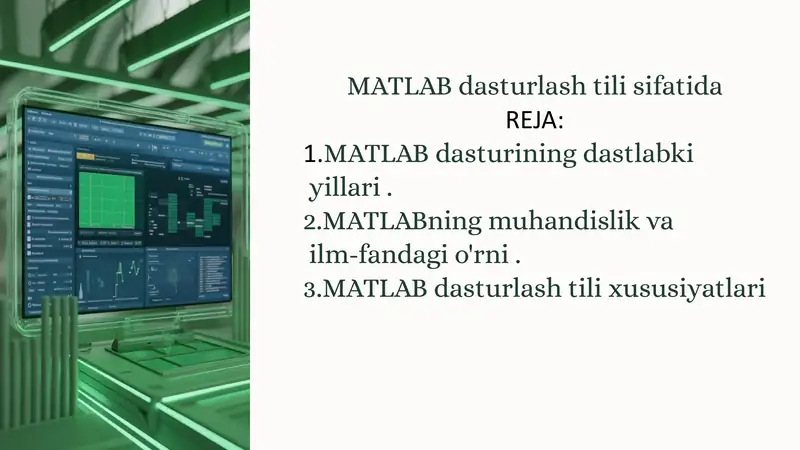 MATLAB dasturlash tili