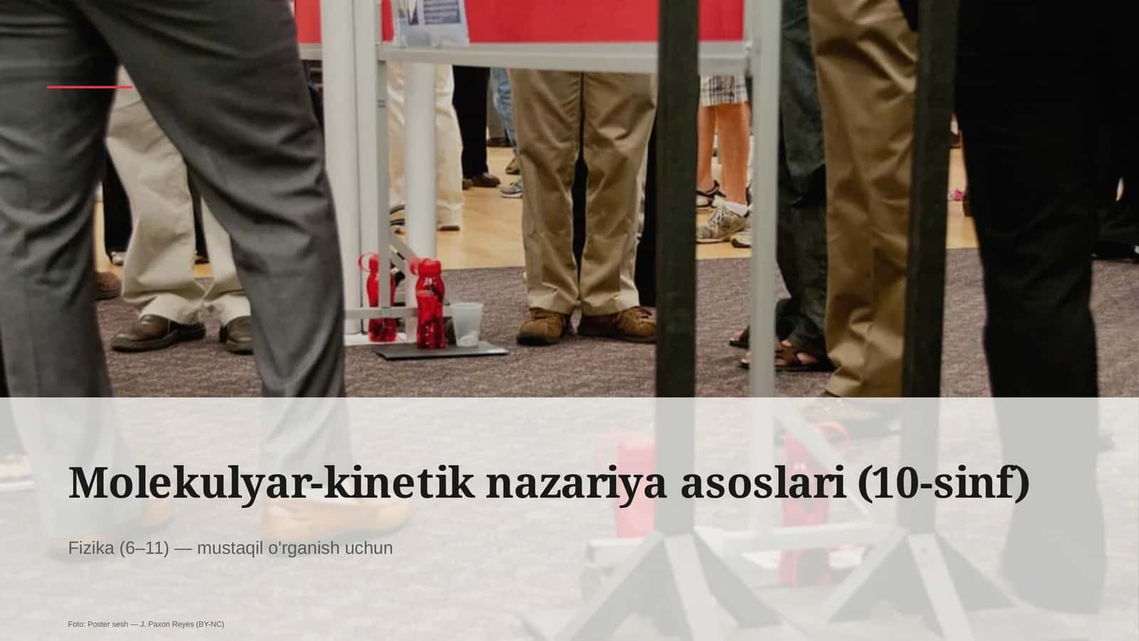 Molekulyar-kinetik nazariya asoslari (10-sinf)