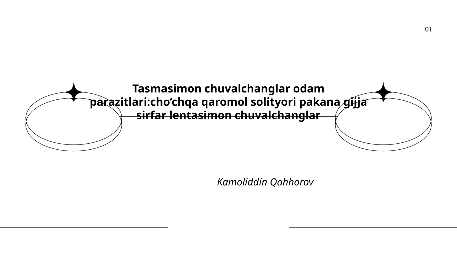 Tasmasimon chuvalchanglar odam parazitlari:cho’chqa qaromol solityori pakana gijja sirfar lentasimon chuvalchanglar