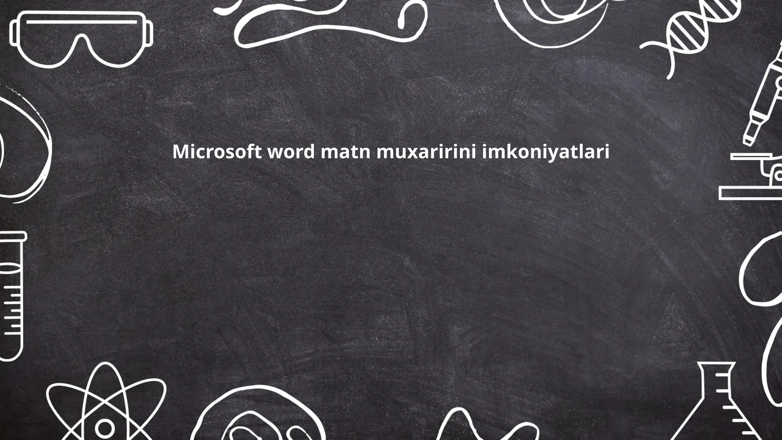 Matn formatlash imkoniyatlari