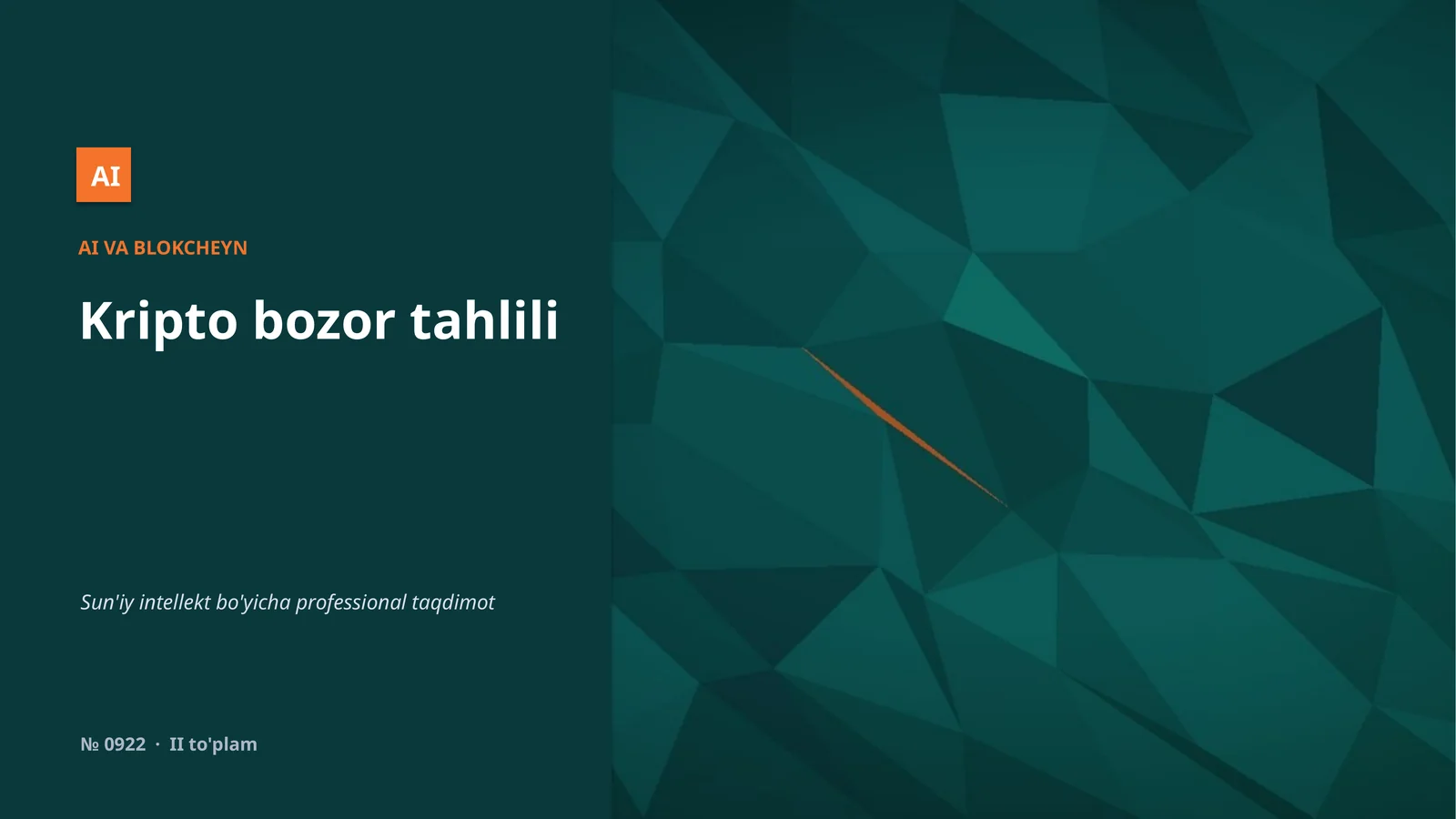 Kripto bozor tahlili
