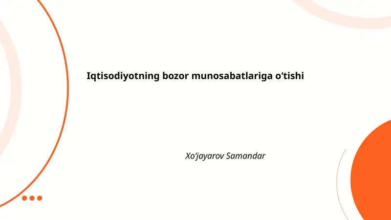 Xususiylashtirish siyosati va jarayonlari