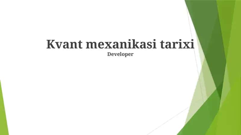 Matritsa Mexanikasi
