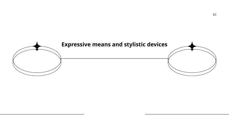 Expressive means and stylistic devices