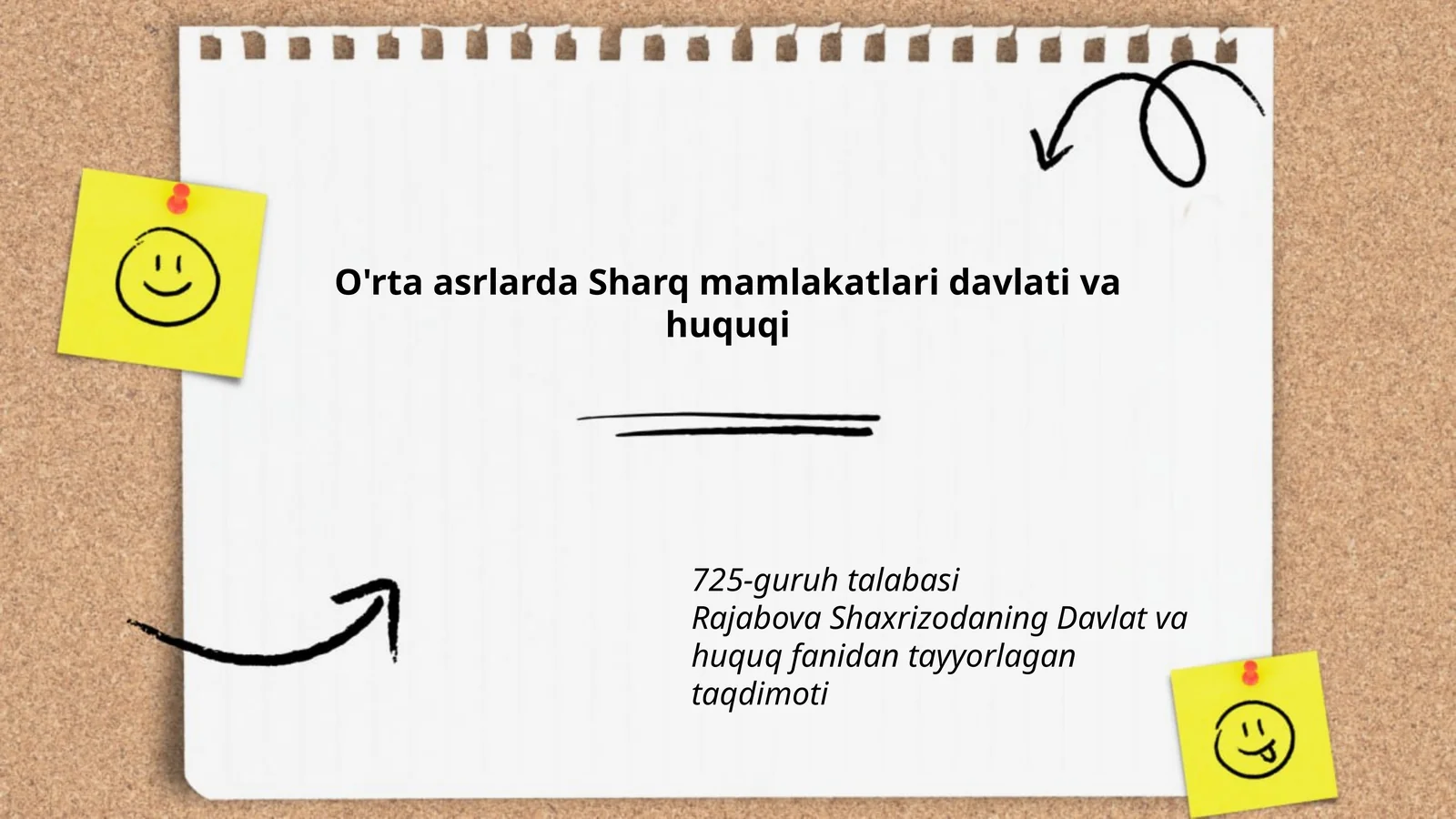 O'rta asrlarda Sharq mamlakatlari davlati va huquqi