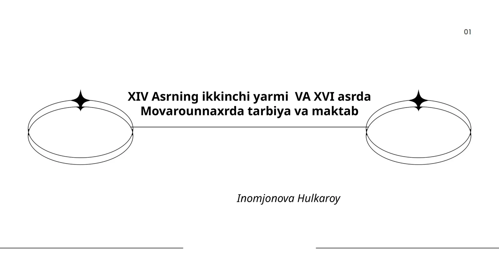 XIV Asrning ikkinchi yarmi VA XVI asrda Movarounnaxrda tarbiya va maktab