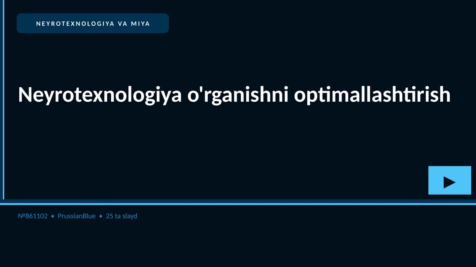 Neyrotexnologiya va Miya