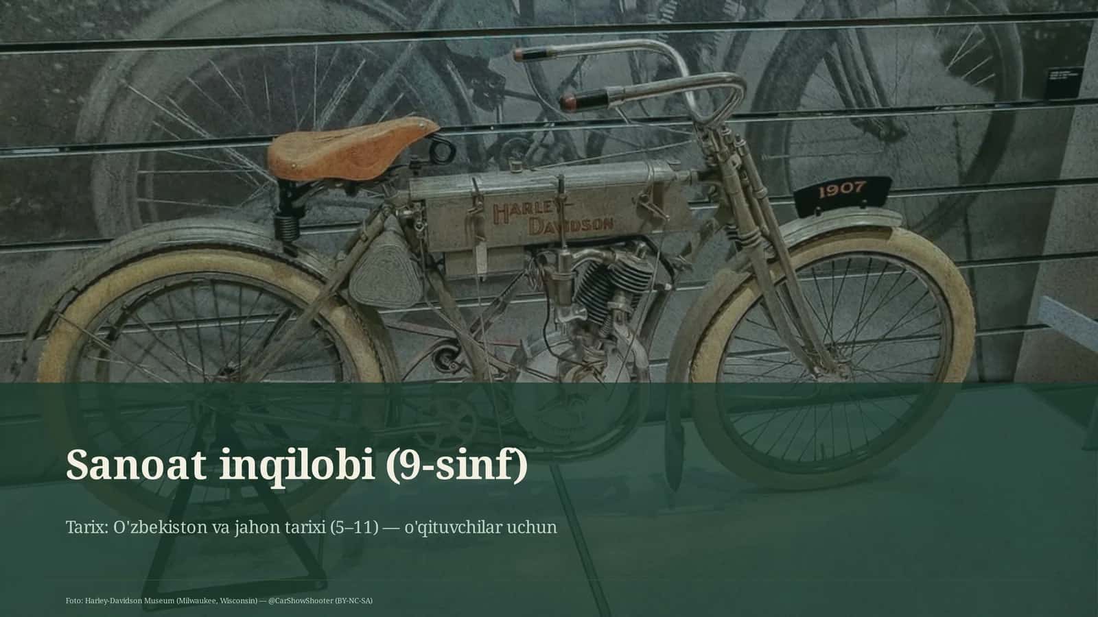 Sanoat inqilobi (9-sinf)