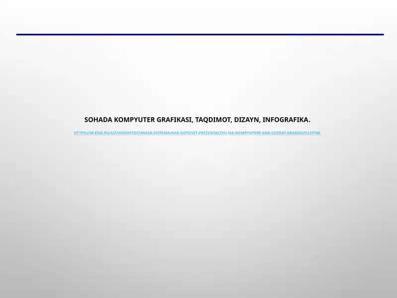 Kompyuter grafikasi
