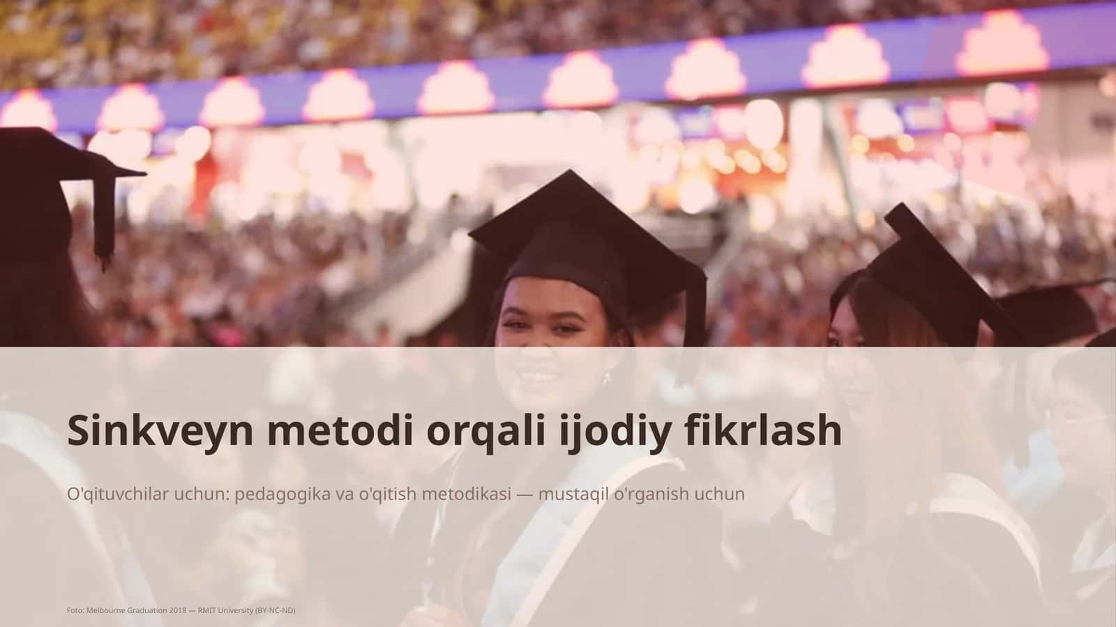 Sinkveyn metodi orqali ijodiy fikrlash