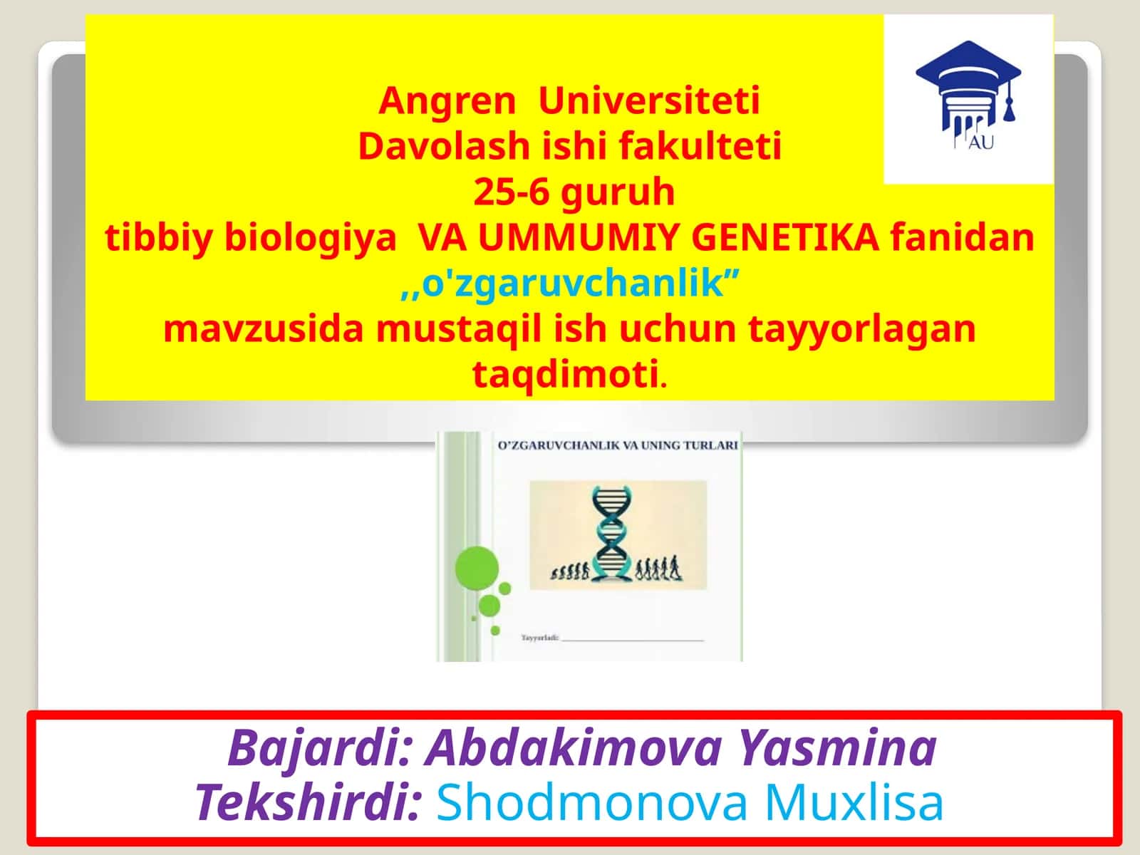 Davolashishifakulteti