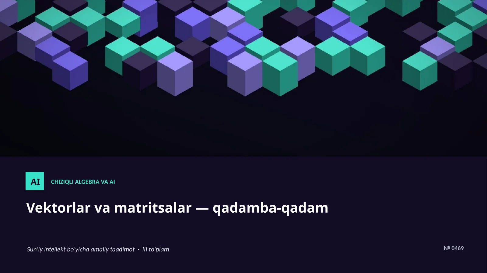 Chiziqli Algebra VA AI