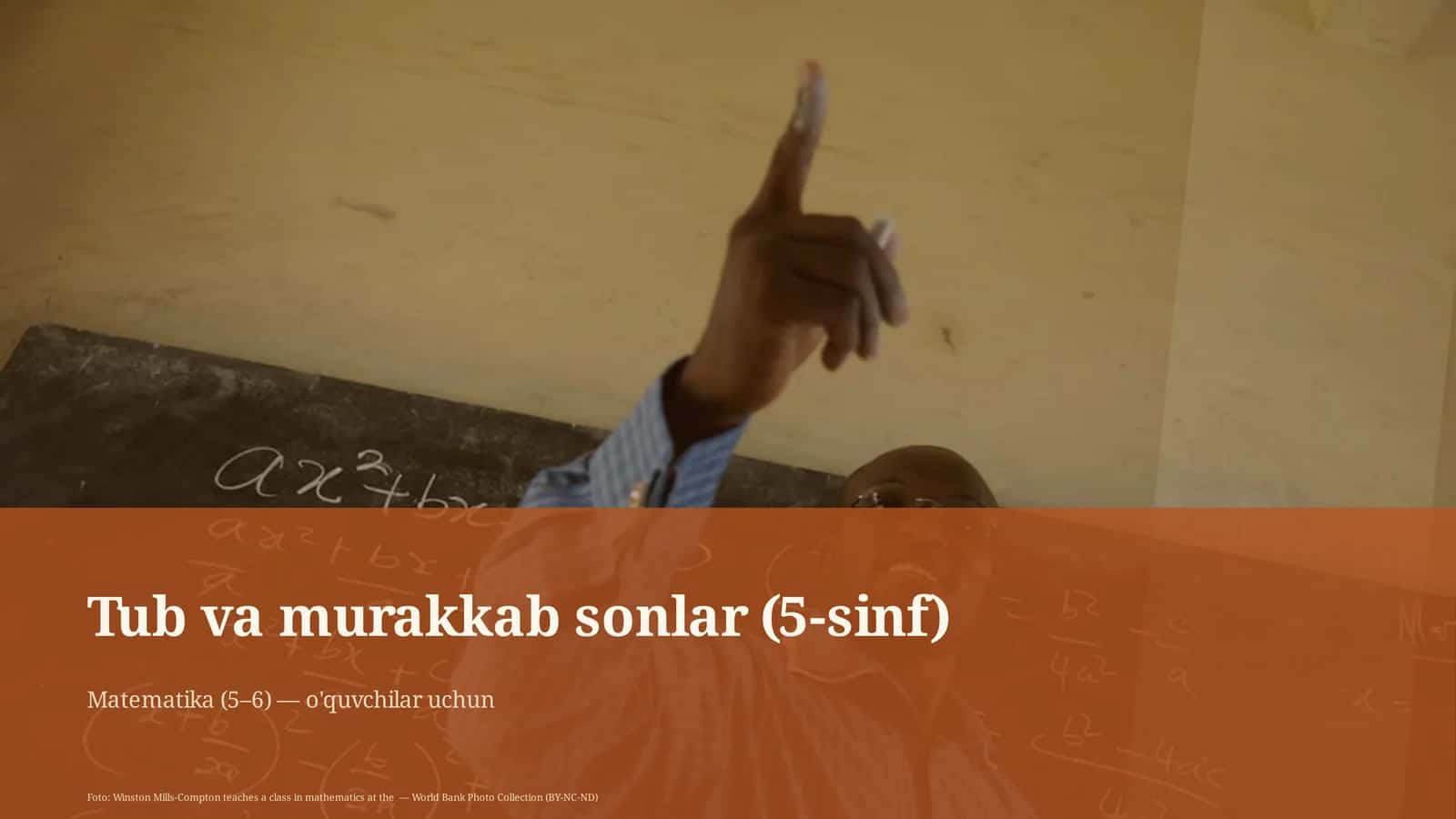 Tub va murakkab sonlar (5-sinf)