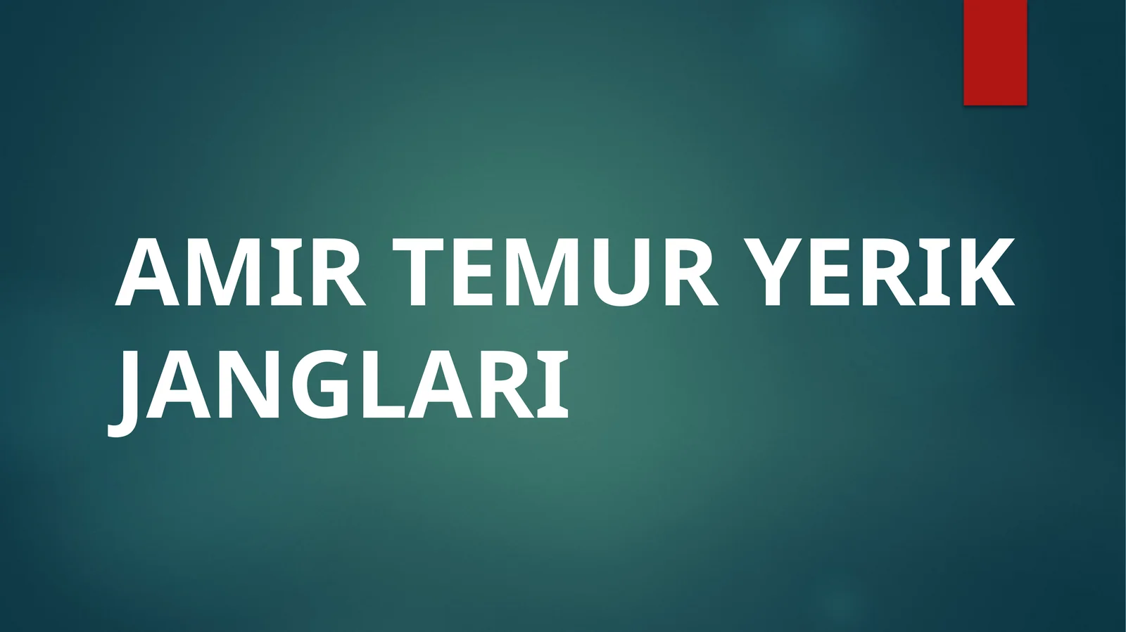 Amir Temur YERIK janglari