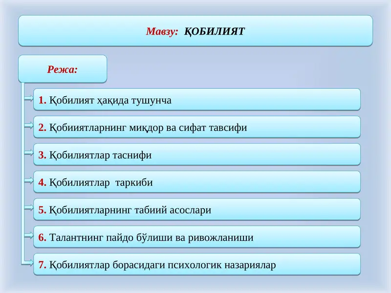 Қобилият