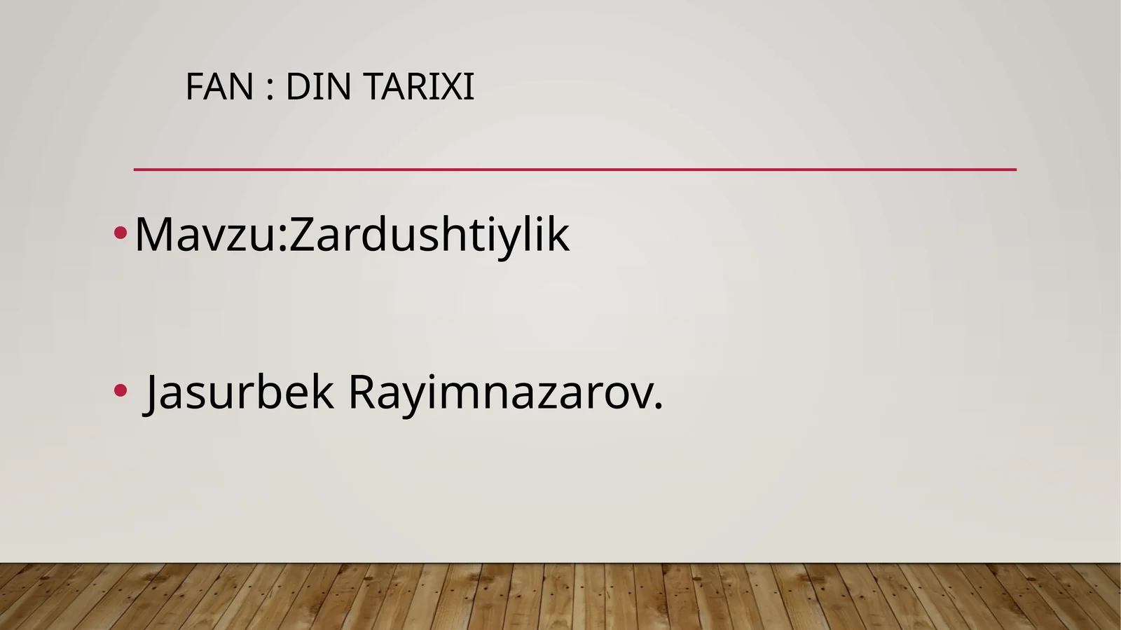 Zardushtiylik