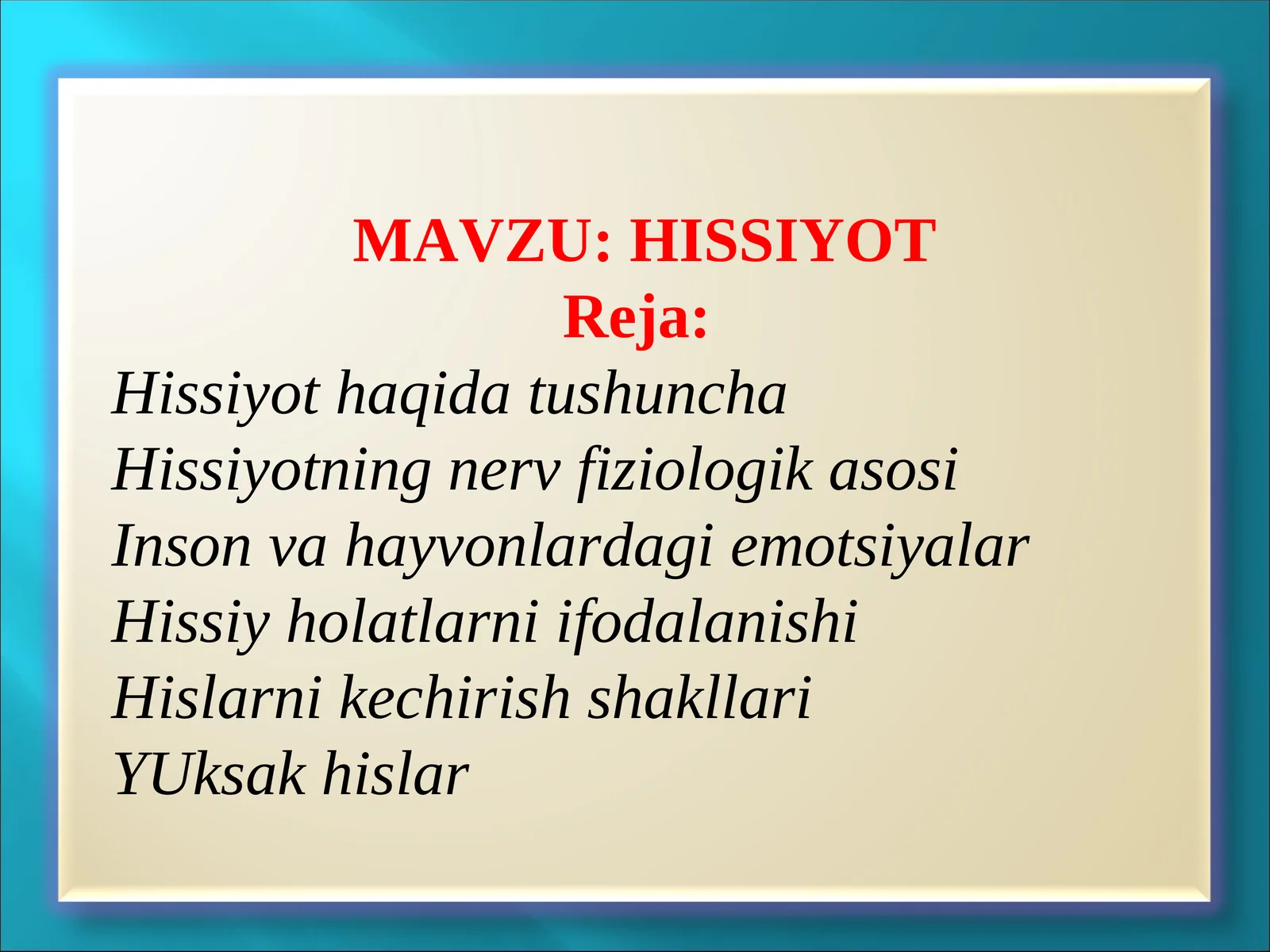 HISSIYOT