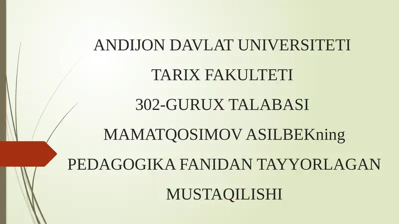 ITALIYADA TA’LIM TIZIMI