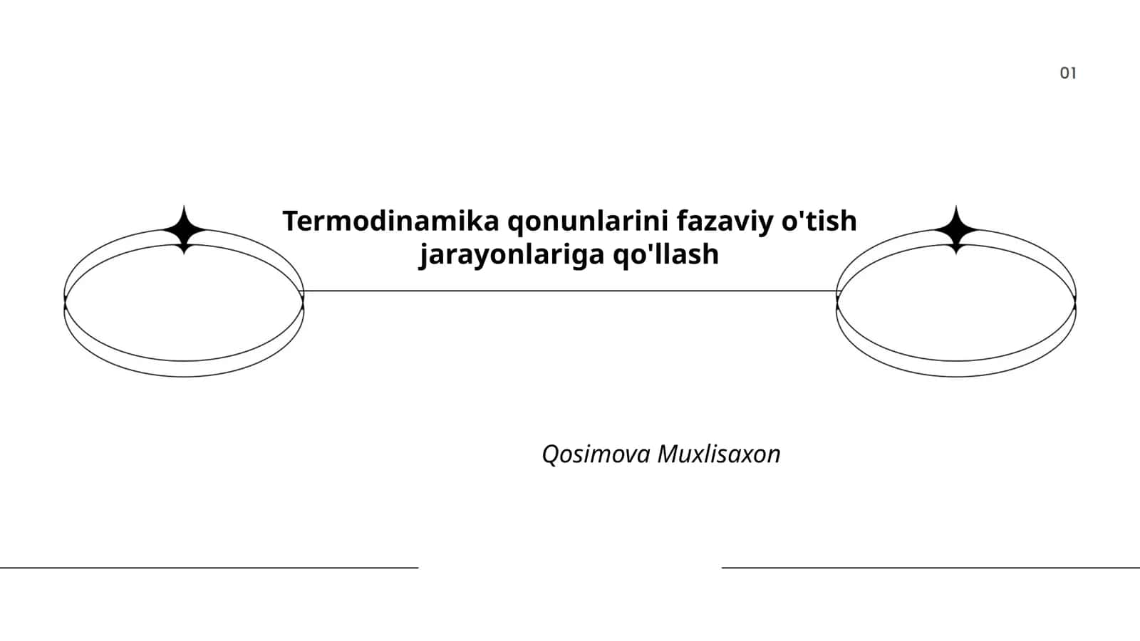 Termodinamika qonunlarini fazaviy o'tish jarayonlariga qo'llash