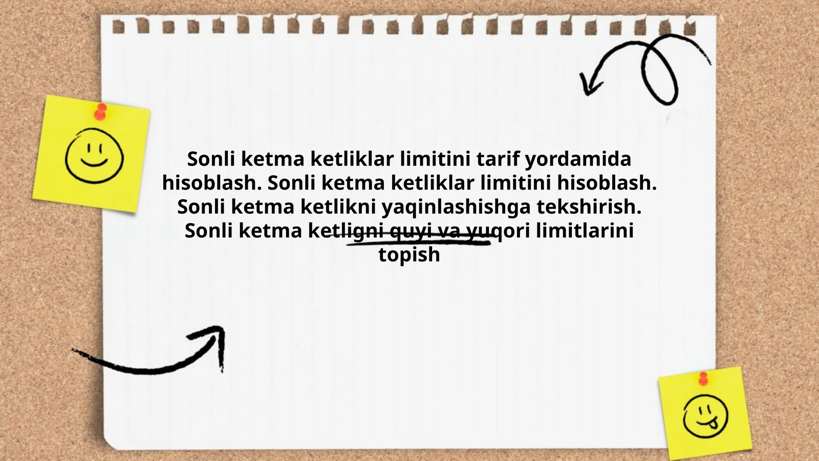 Sonli ketma ketliklar hisobi