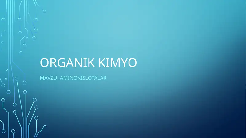 AMINOKISLOTALAR