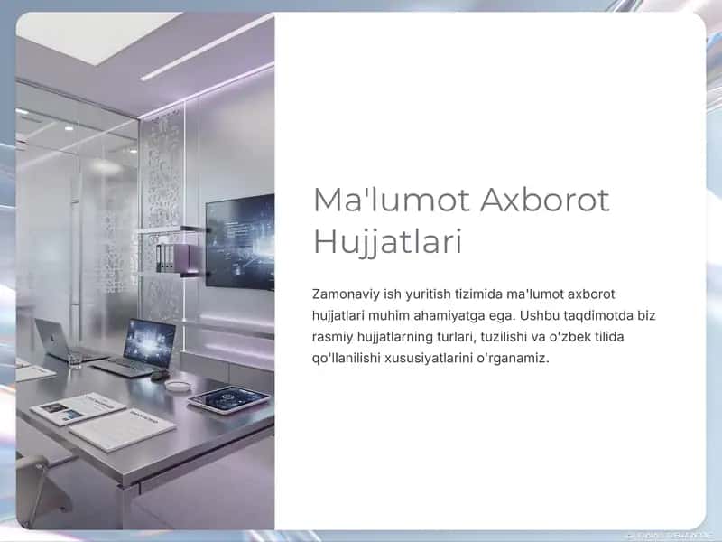 Ma'lumot Axborot Hujjatlari