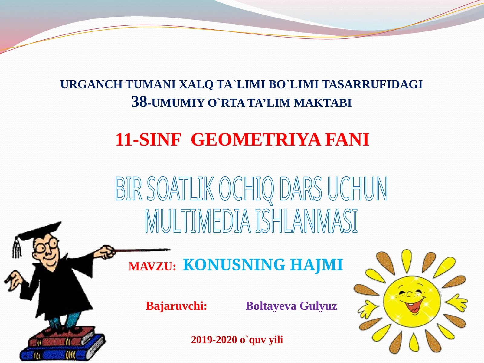 KONUSNING HAJMI