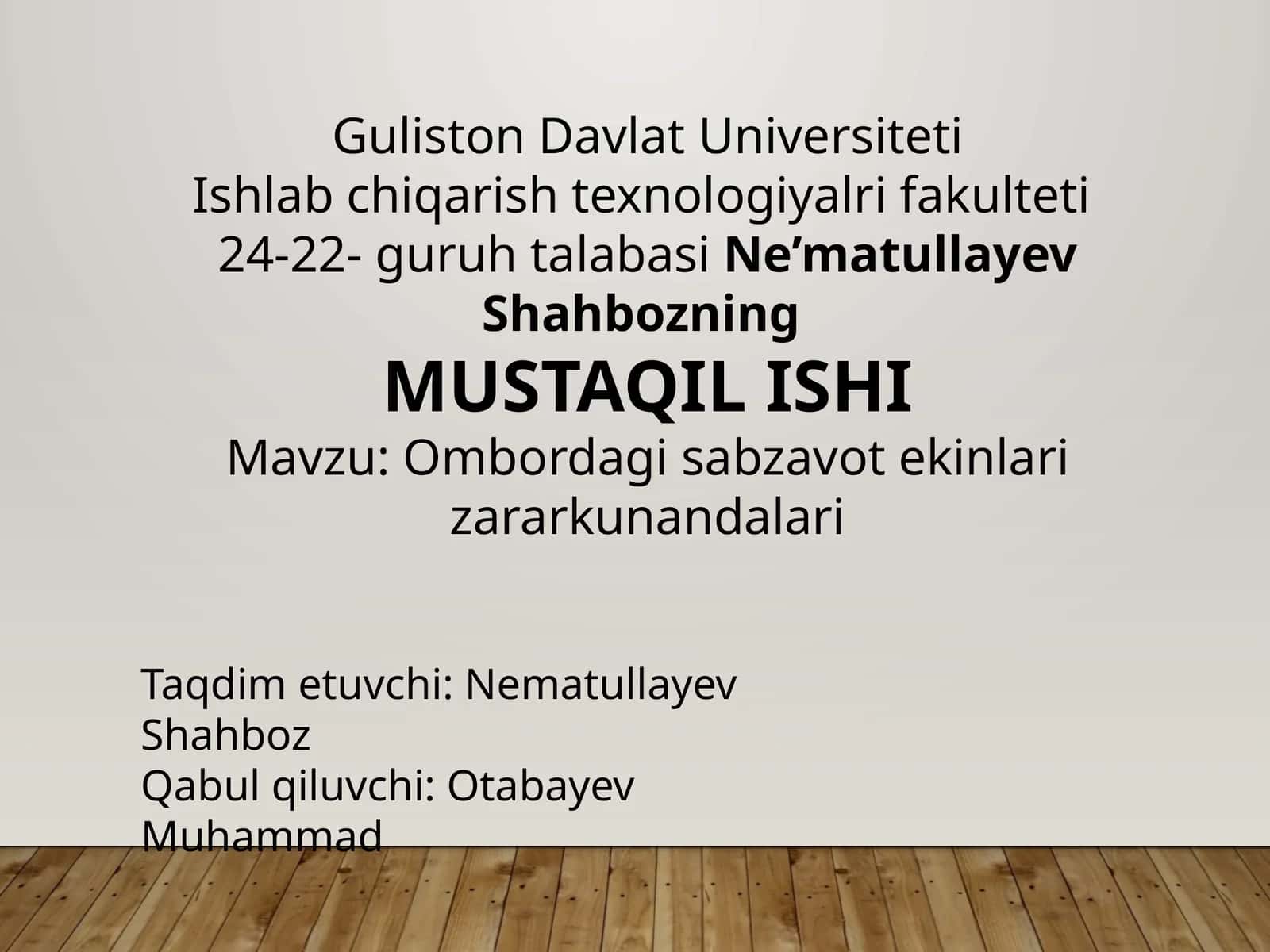 Zararkunandalar va ularning qarshiliklari