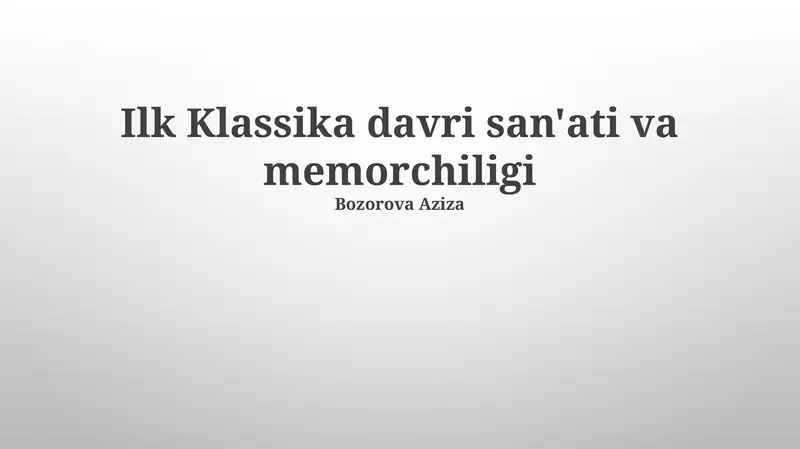 Ayol Qiyofasidagi Haykallar