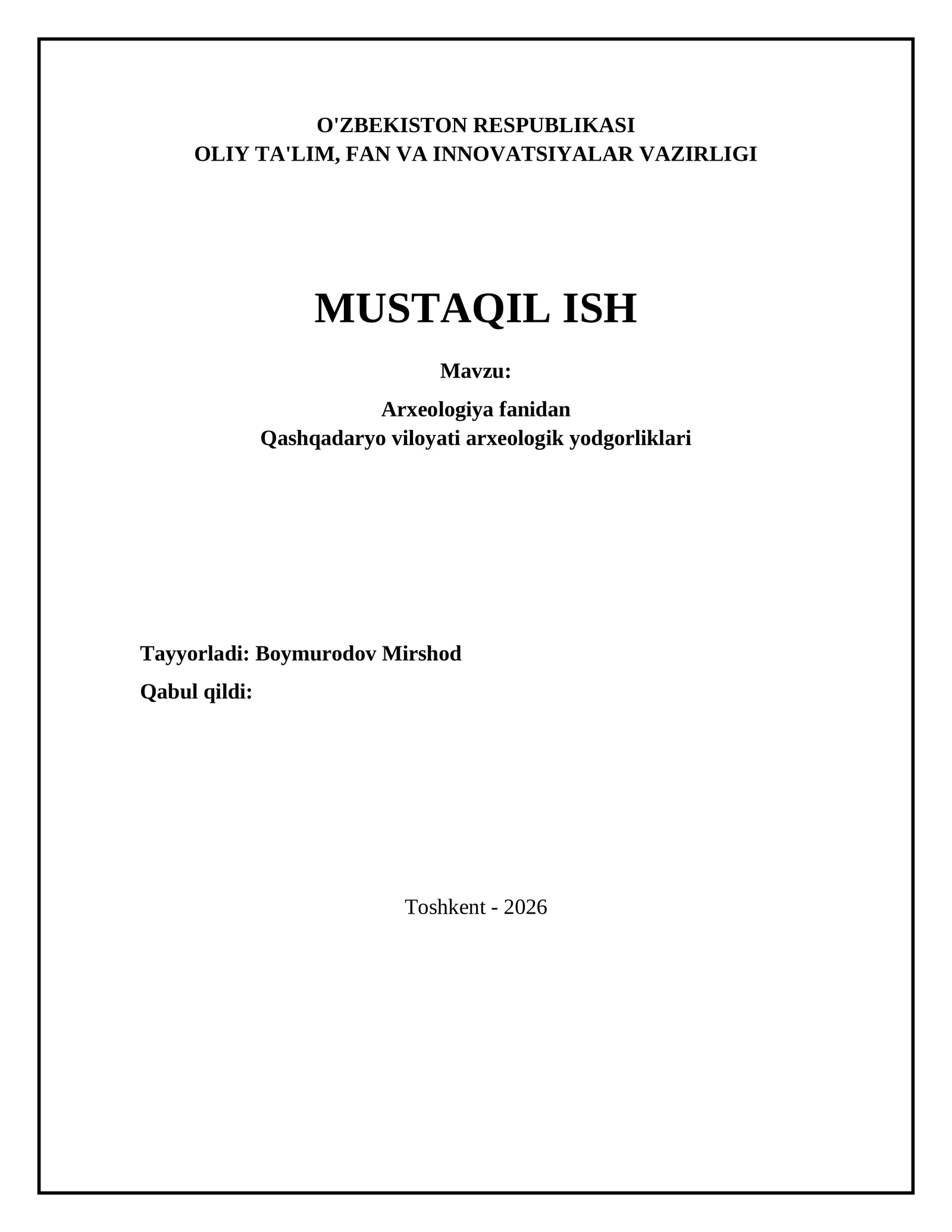 Qashqadaryo viloyati arxeologik yodgorliklari