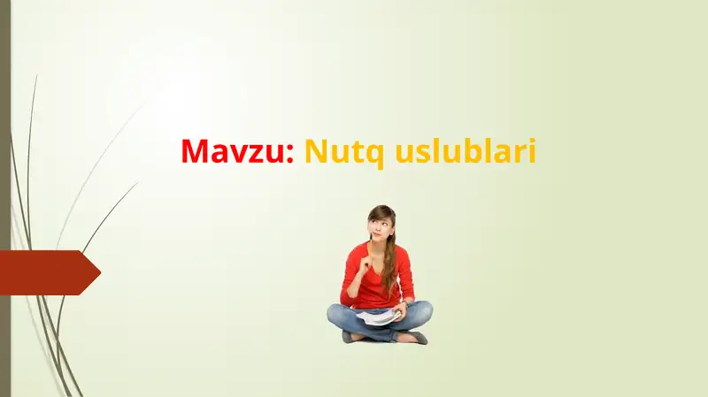 Nutq uslublari