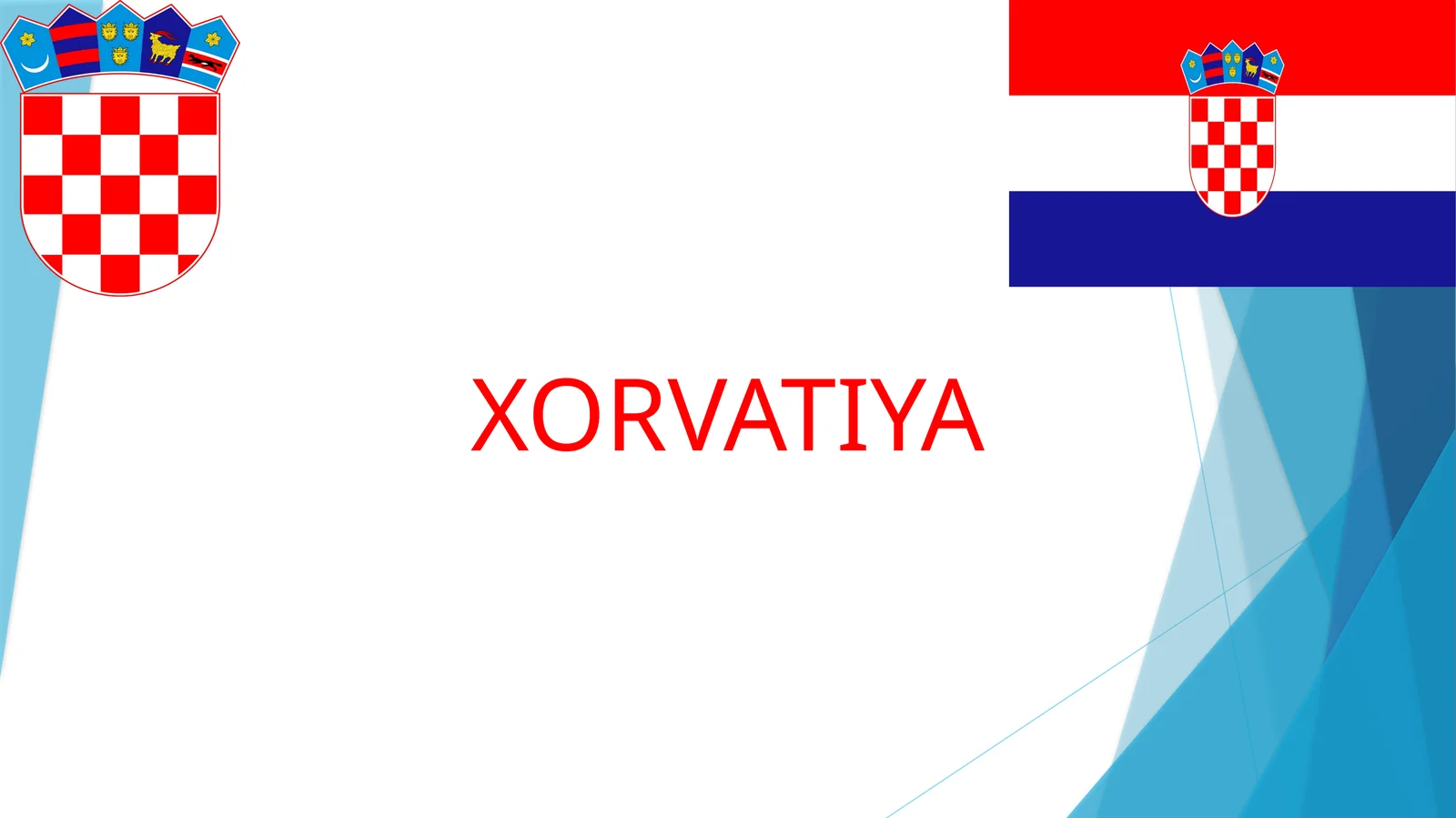 Xorvatiya davlati to'liq malumot