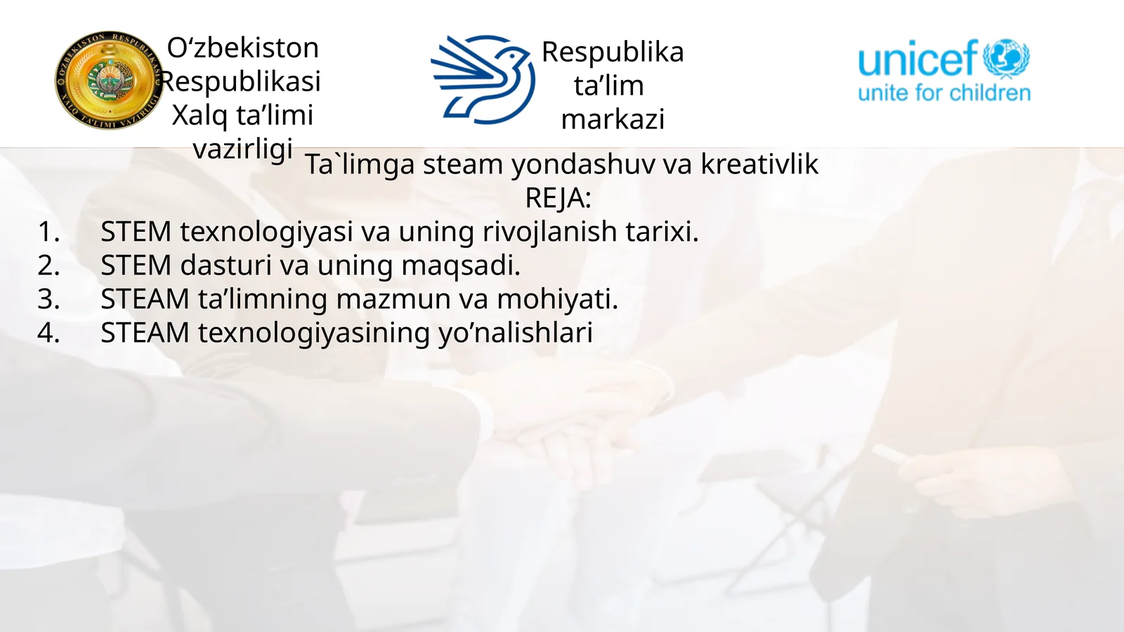 Ta`limga steam yondashuv va kreativlik